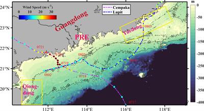 Impact of typhoons on the ecological environment of the Pearl River Estuary in the summer of 2021—a study of an algal bloom event